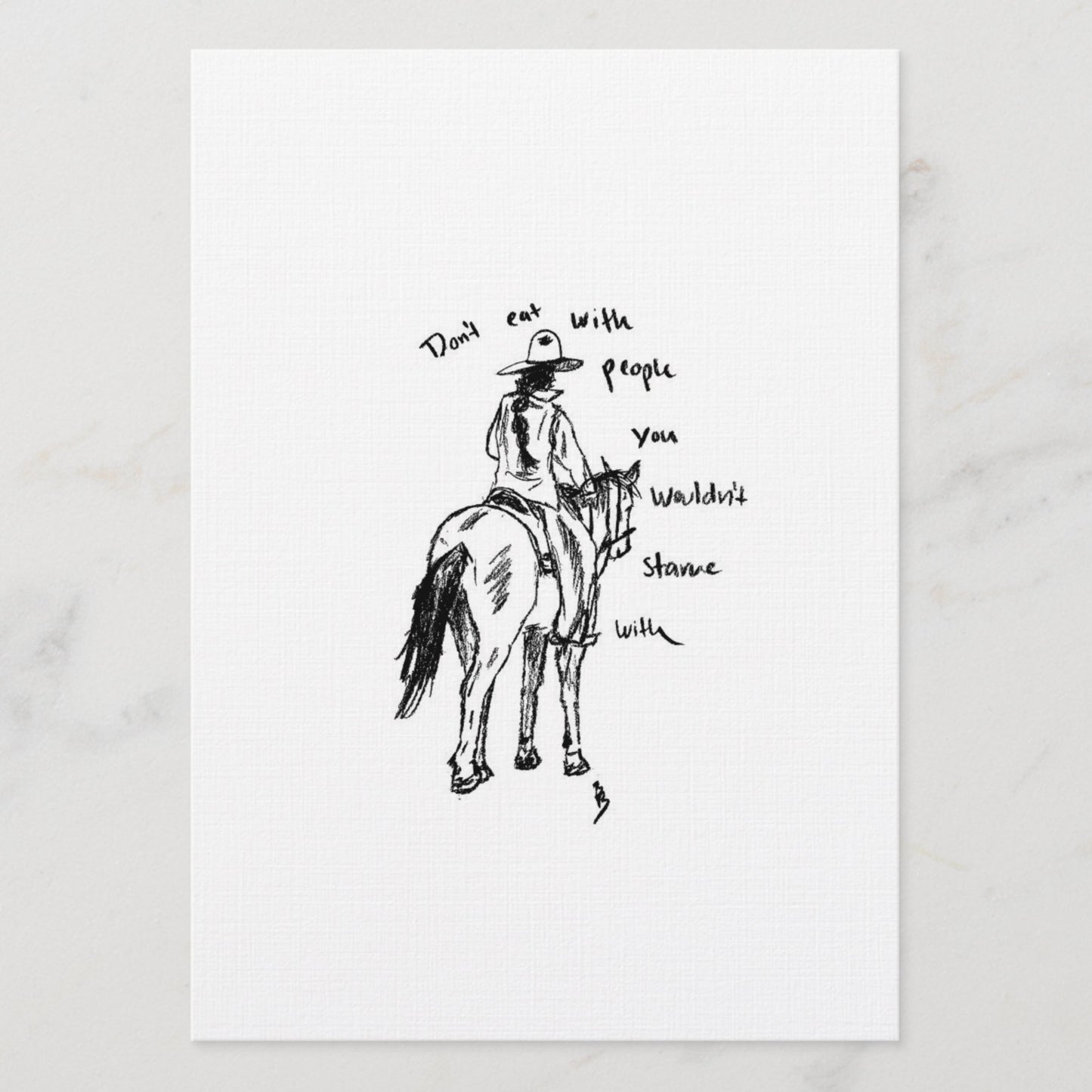 Cowboy Gal 5"x7" Print