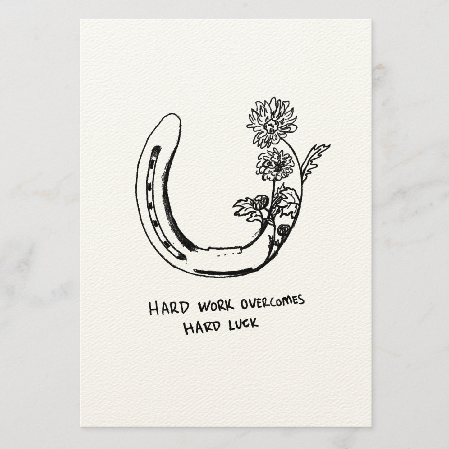 Hard Luck 5" x 7" Print