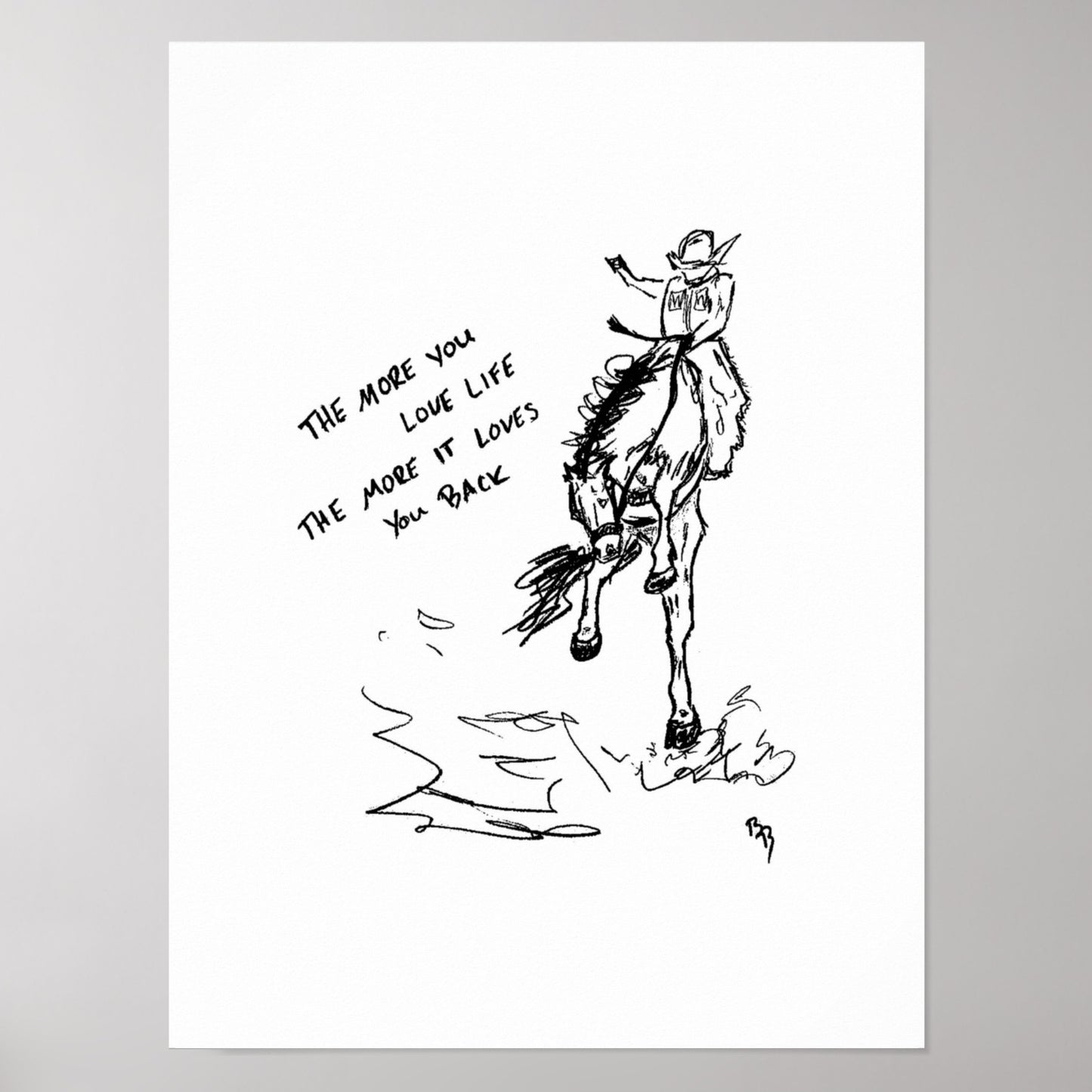 Love Life 12" x 16" Matte Poster
