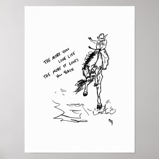 Love Life 12" x 16" Matte Poster