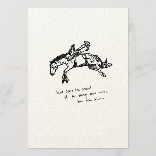 Alive Bronc 5" x 7" Print