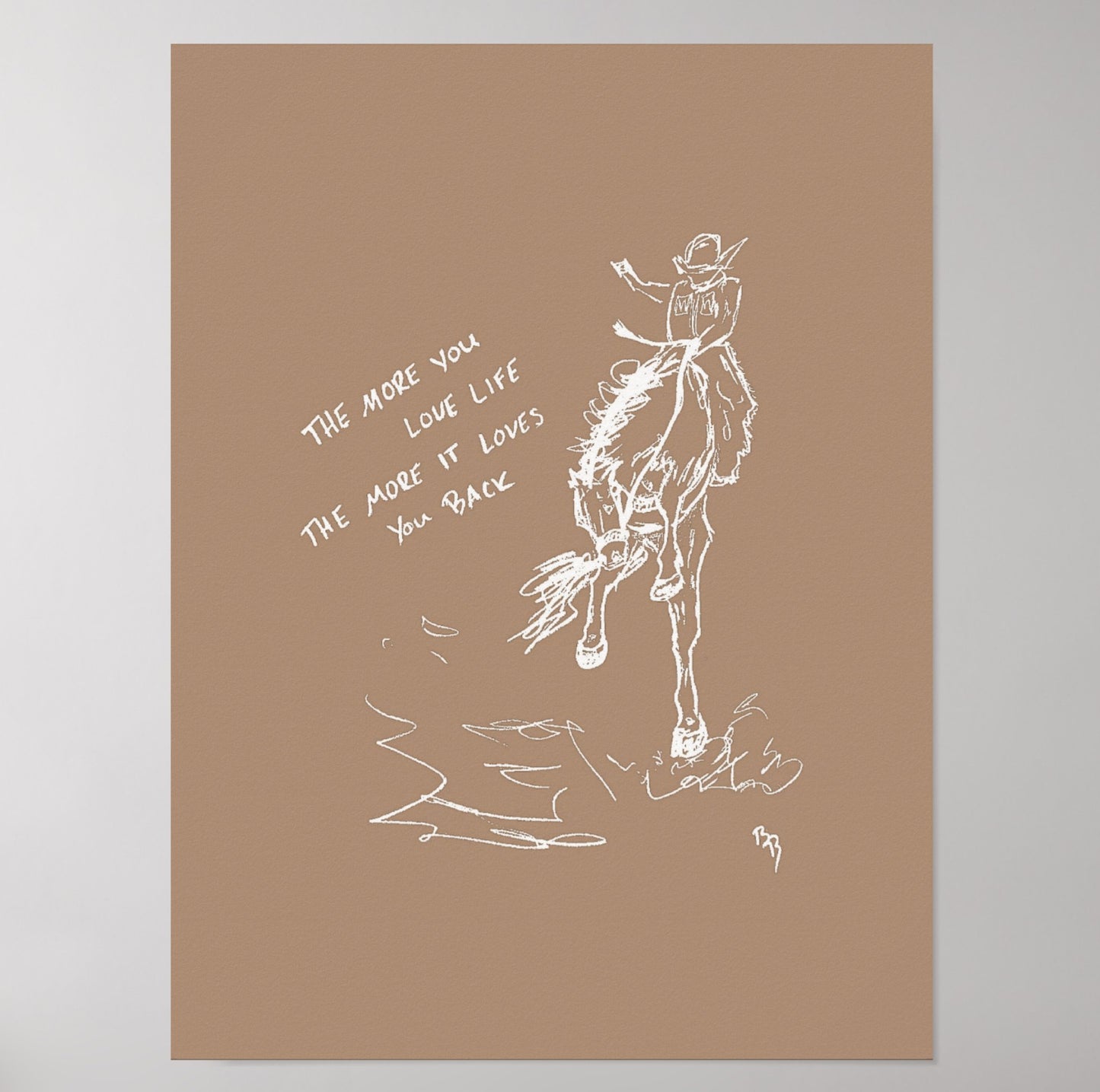 Love Life 12" x 16" Matte Poster