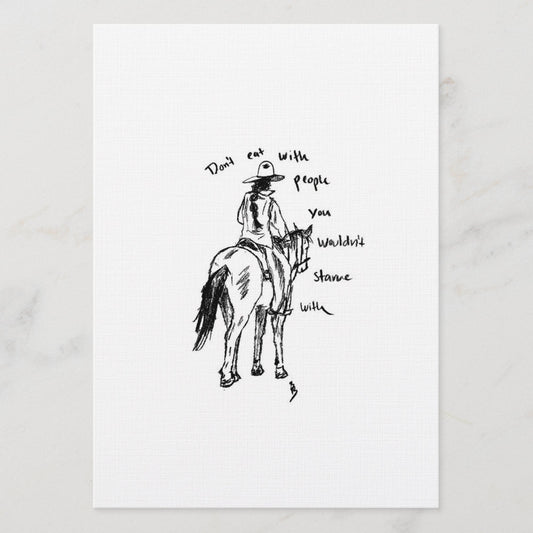 Cowboy Gal 5"x7" Print